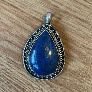Sterling Silver Lapis Lazuli Pendant